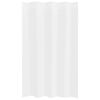 vidaXL Cortină din Voile cu perdele 2 pcs Alb 175 x 140 cm Poliester