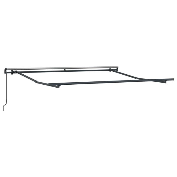 vidaXL Cortina Retractabilă Negru 300 x 250 cm Poliester și oțel