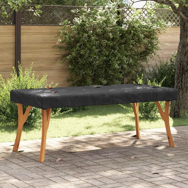vidaXL Copertă pentru masă Simplu Negru 162 x 92 x 15 cm țesătură