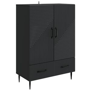 vidaXL Bufet cu sertar Negru 66 x 34,5 x 95 cm Lemn prelucrat