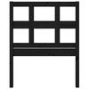 vidaXL Tăblie de pat, negru, 95,5x4x100 cm, lemn masiv de pin