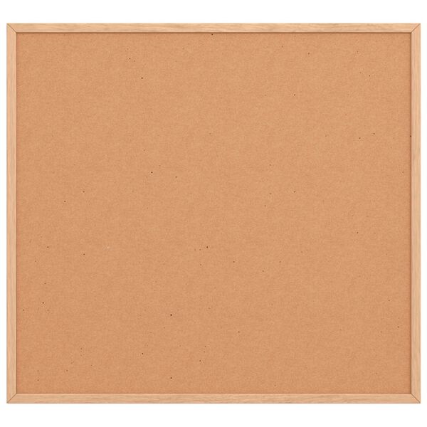 vidaXL Tablă de plută cu ramă din lemn masiv de pin 60x55 cm