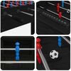 vidaXL Masă de Foosball Stejar Negru 125 x 60,5 x 80 cm Lemn compozit