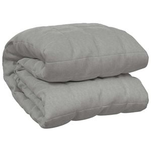 vidaXL Pătură anti-stres, gri, 200x220 cm, 13 kg, material textil