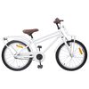 vidaXL Bicicletă pentru Copii 22 Inci pentru 7-12 ani Alb