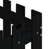 vidaXL Jardinieră grădină design gard negru 50x50x50 cm lemn masiv pin