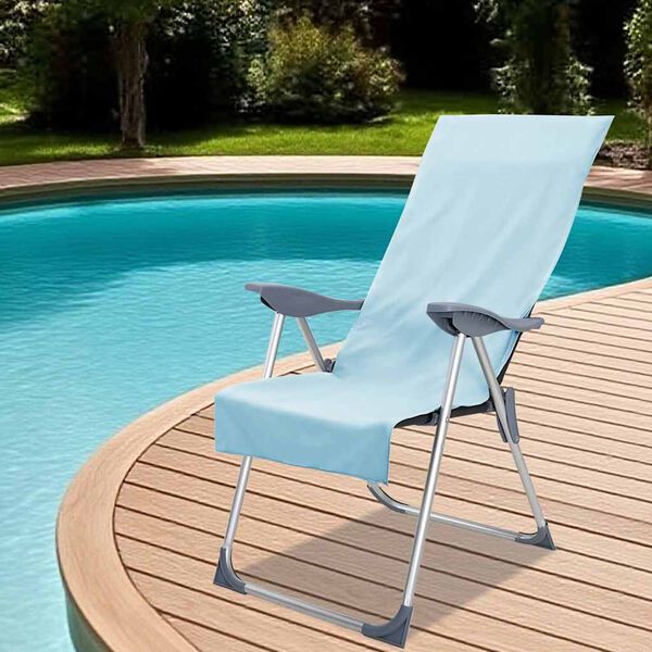 vidaXL Prosoape pentru scaune de exterior 2 pcs Verde 130 x 60 cm