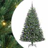 vidaXL Brad de Crăciun artificial cu ramuri articulare Verde 210 cm