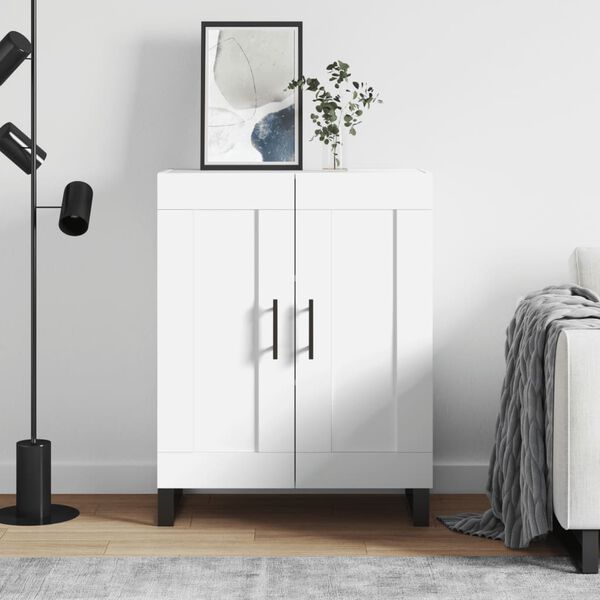 vidaXL Servantă, alb, 69,5x34x90 cm, lemn compozit