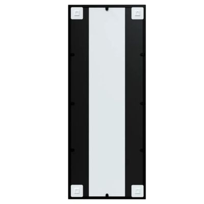 vidaXL Oglindă de perete, negru, 100x40 cm, metal