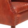 vidaXL Fotoliu, maro, 62 x 58 x 65 cm, piele naturală