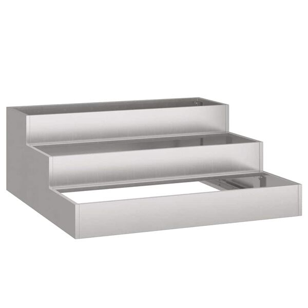 vidaXL Vază pentru Grădină Ruginit 90 x 90 x 35 cm