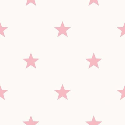 Noordwand Tapet „Friends & Coffee Little Stars”, roz și alb