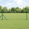 vidaXL St&acirc;lp de gard. Verde 10 x 0,4 m (mesh 40 x 40 mm) Oțel și PVC