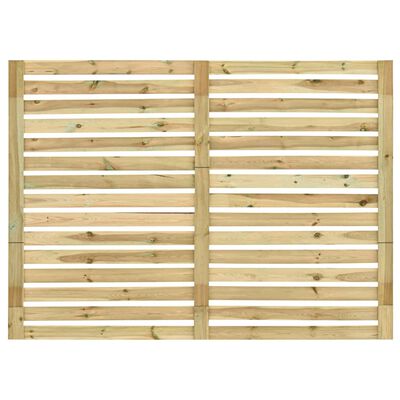 vidaXL Panou gard de grădină, 180 x 180 cm, lemn de pin tratat