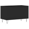 vidaXL Dulap pentru discuri, negru, 74,5x38x48 cm, lemn prelucrat