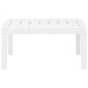 vidaXL Set mobilier de grădină, 3 piese, alb, plastic