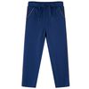 vidaXL Pantaloni pentru copii cu șnur, bleumarin, 104