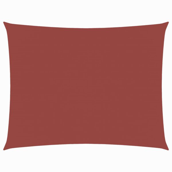 vidaXL Parasolar, cărămiziu, 4x5 m, țesătură oxford, dreptunghiular