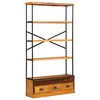 vidaXL Bibliotecă cu 5 etaje natural 100 x 30 x 180 cm