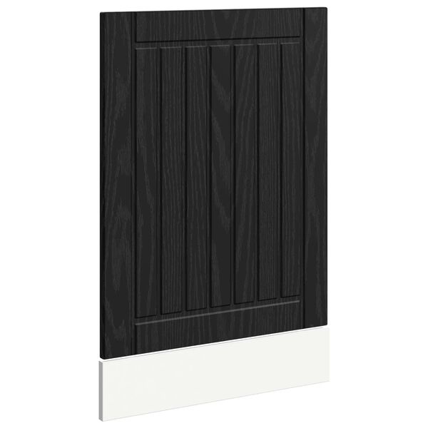 vidaXL Dulap de bucătărie Stejar Negru 45 x 1,5 x 67 cm Lemn compozit