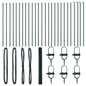 vidaXL St&acirc;lp de gard. Verde