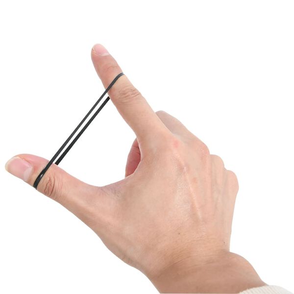 vidaXL Benzi de &icirc;mpletit pentru cal 1500 buc. negru silicon