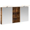 vidaXL Set dulap baie 3 buc. 140 x 14,5 x 70 cm Lemn prelucrat