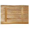 vidaXL Blat de masă contur organic 60x40x2,5 cm lemn masiv mango brut