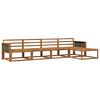 vidaXL Set de canapele de exterior 5 buc. natural Lemn Solid de Acacia