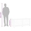 vidaXL Cutie de perne de exterior 150x50x56 cm din lemn masiv de brad