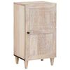 vidaXL Bufet Alb decolorat 40 x 33 x 75 cm Lemn de mango solid