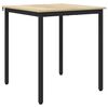 vidaXL Mese de sufragerie 70 x 70 x 75 cm Lemn prelucrat Stejar Sonoma