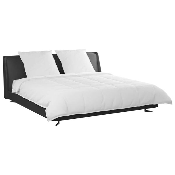 vidaXL Set de Pături cu pernă 3 pcs Alb Pene de rață