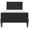 vidaXL Cadru de pat cu saltea Negru 90 x 200 cm Catifea