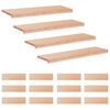 vidaXL Trepte de scară 16 buc. 90 x 30 x 2 cm natural