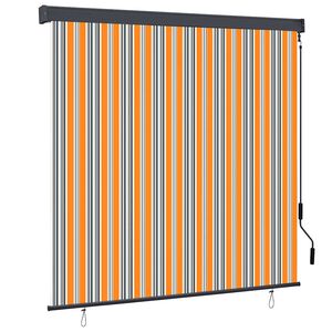 vidaXL Rulou textil Galben și Albastru 180 x 250 cm