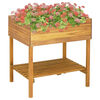 vidaXL Jardinieră &icirc;naltă, 78,5 x 58,5 x 78,5 cm, lemn masiv de acacia