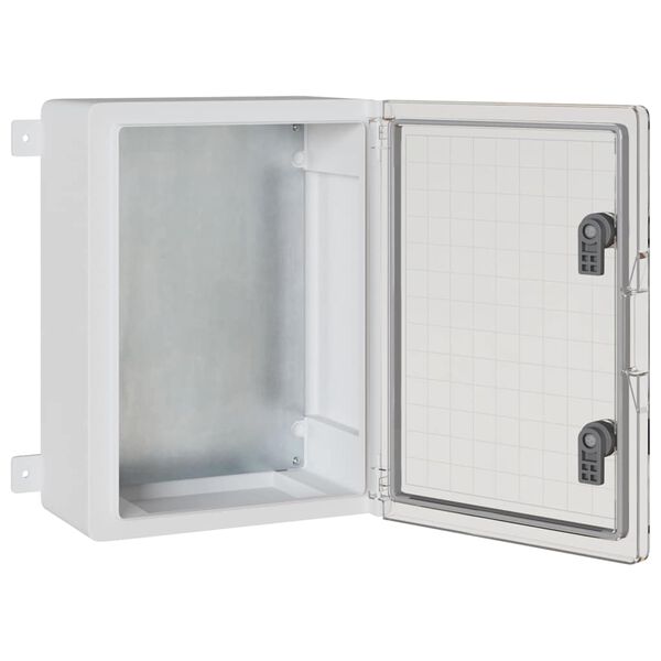 vidaXL Dulap de control Gri 30 x 19,5 x 40 cm Plastic ABS