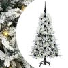 vidaXL Brad de Crăciun artificial cu ramuri articulare Alb 120 cm