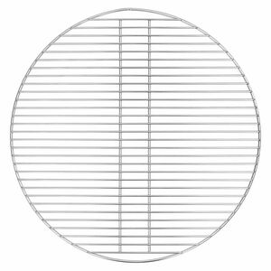 vidaXL Grătar pentru grătar Argintiu 57 x 57 cm Oţel inoxidabil