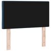 vidaXL Tăblie cap cu headboard albastru 80 cm Piele artificială