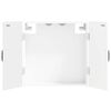 vidaXL Cabinet pentru ținte de darts HOORN Alb 52,5 x 10,5 x 53,5 cm