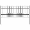 vidaXL Gard Spike Ring HORST 200 x 130 cm Oțel vopsit electrostatic