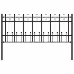 vidaXL Gard Spike Ring HORST 200 x 130 cm Oțel vopsit electrostatic