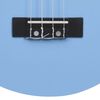 vidaXL Set ukulele Soprano pentru copii, cu husă, bleu, 21"