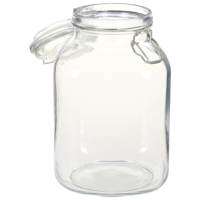 vidaXL Borcane din sticlă cu închidere ermetică, 6 buc., 3 L