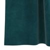 vidaXL Perdele opace 2 pcs Verde &icirc;nchis 140 x 225 cm Catifea