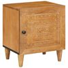 vidaXL Dulap de noapte Maro deschis 80 x 50 x 40 cm Lemn prelucrat