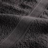 vidaXL Prosoape de baie, SOLUND 10 buc antracit 100x150 cm 600 gsm